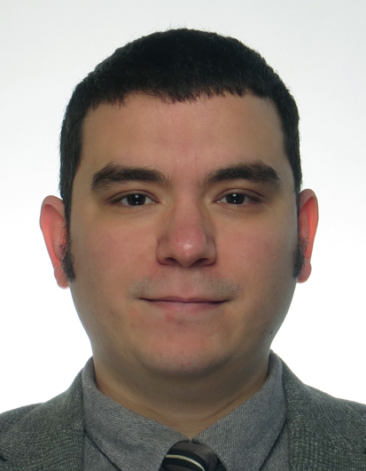 man with short dark hair