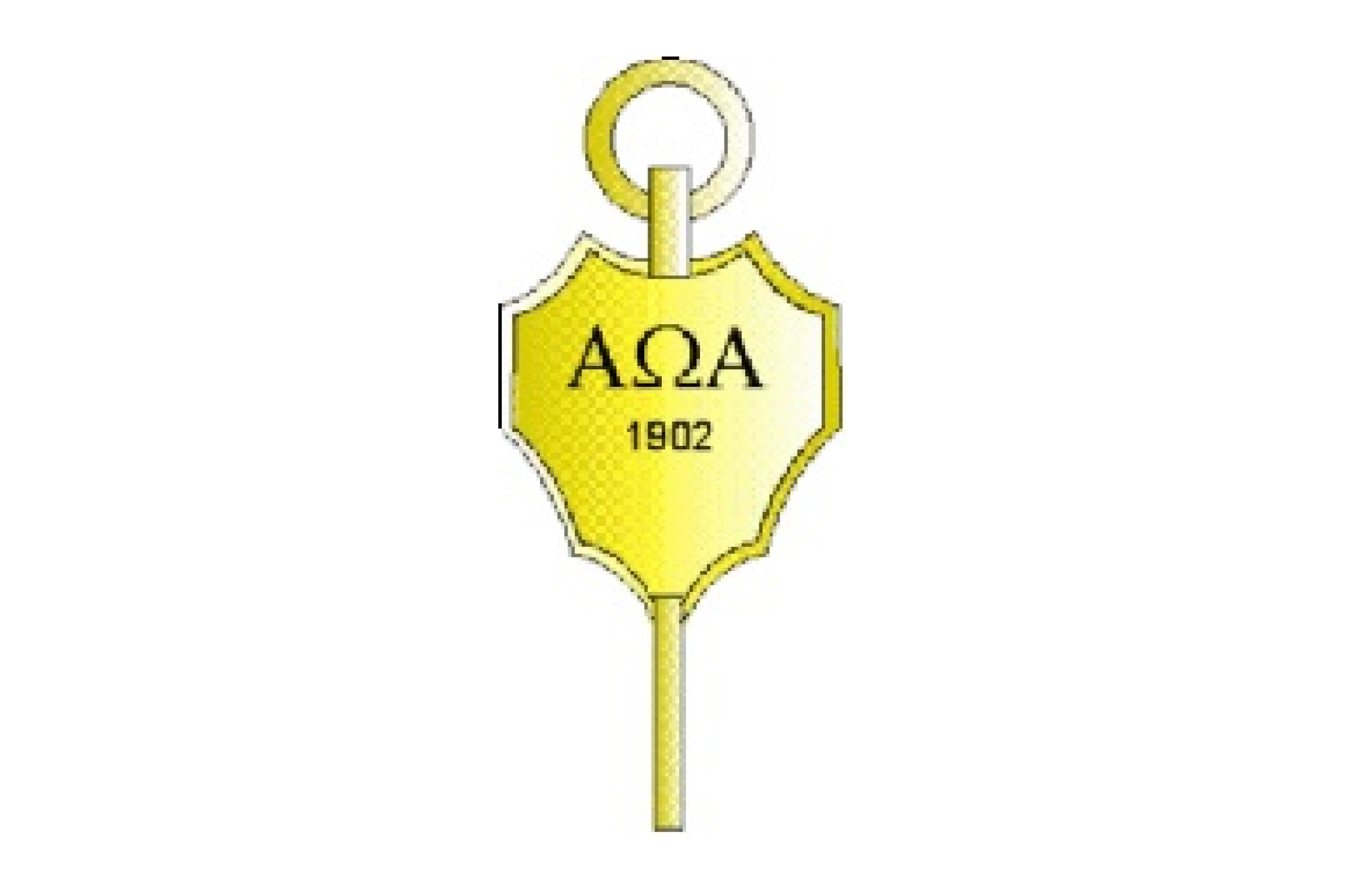 Illustration of a key with AOA 1902 on it