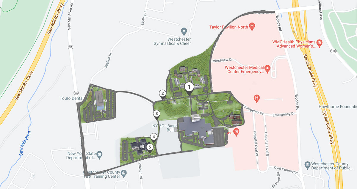 Map of Route 2 Dana Road